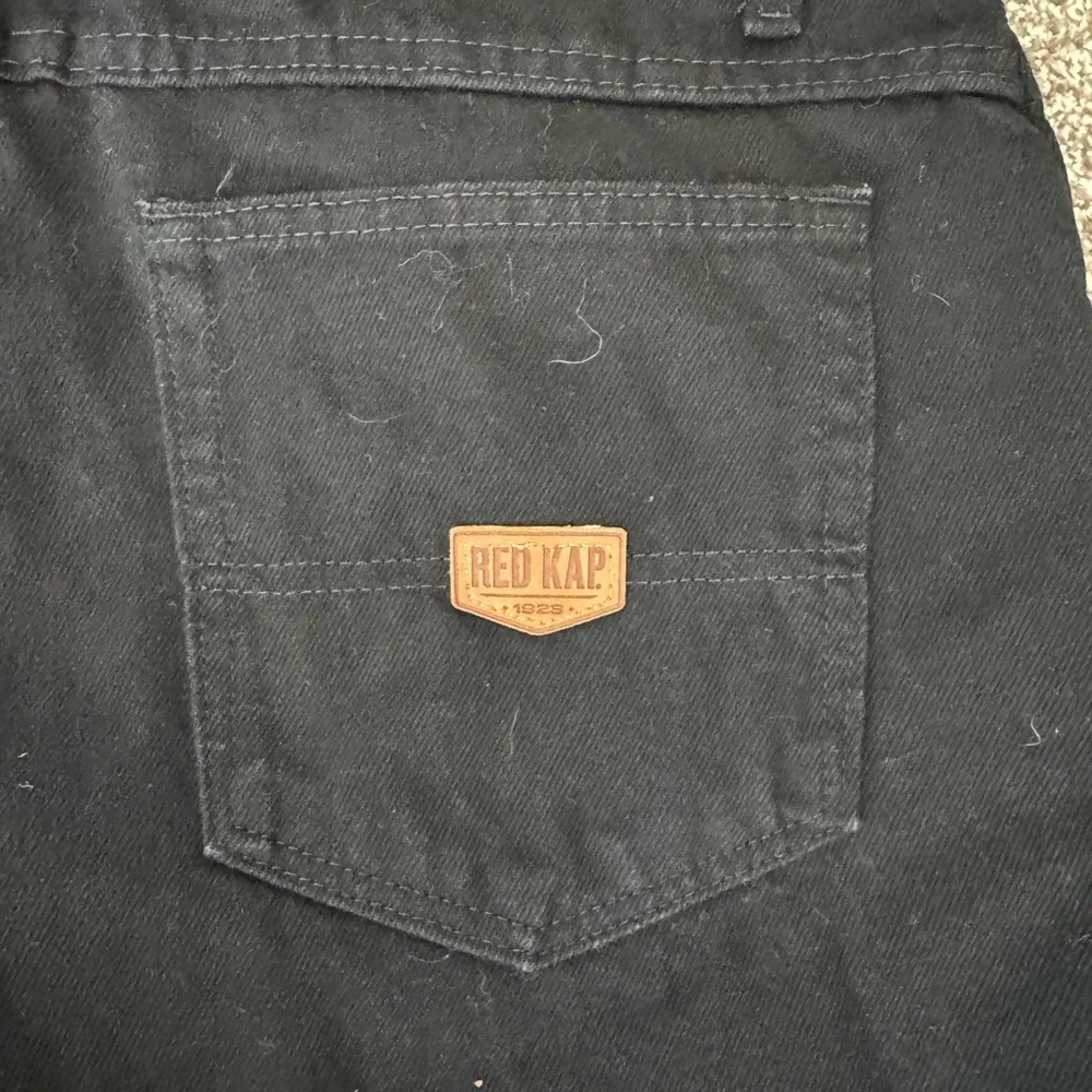 Black Denim Work Jeans - Picture 3 of 5